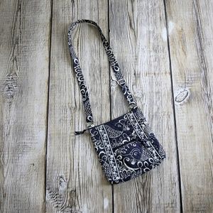 Vera Bradley Hipster Crossbody - Twirly Birds Navy